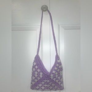 Crochet purse